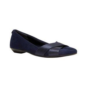 NWT Anne Klein Dark Navy Blue Flats